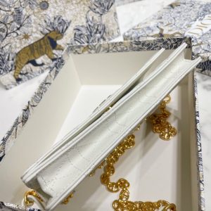 Replica Dior Miss Caro Pouch White - best quality luxury bag dupe