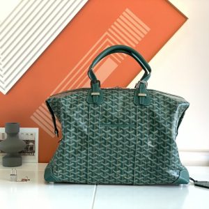 Replica Goyard Bowling 45 Bag Green - premium-grade designer purse dupe