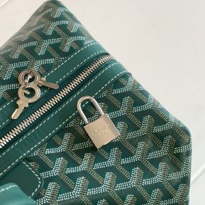 Replica Goyard Bowling 45 Bag Green - 1:1 designer replica handbag