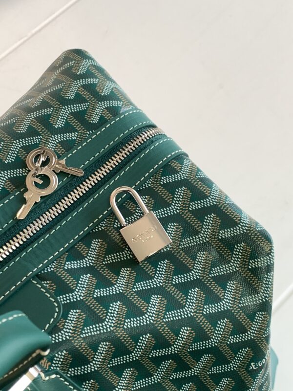 Replica Goyard Bowling 45 Bag Green - 1:1 designer replica handbag