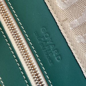 Replica Goyard Bowling 45 Bag Green - premium 1:1 fake handbag model