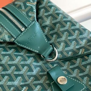Replica Goyard Bowling 45 Bag Green - premium-grade designer purse dupe