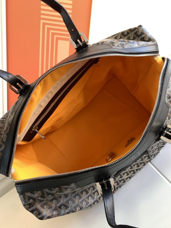 Replica Goyard Bowling 45 Bag Black - premium-grade designer purse dupe