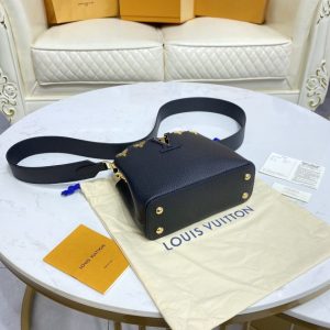 Replica Loius Vuitton Capucines Small Black - high-quality designer bag clone