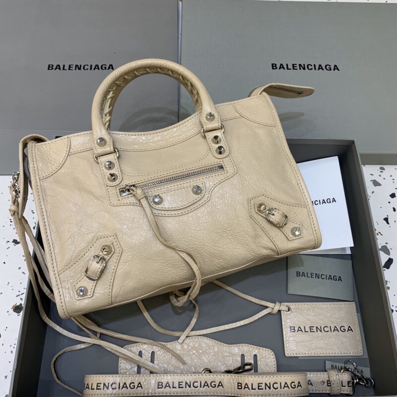 Replica Balenciaga Agneau Apricot - premium 1:1 fake handbag model