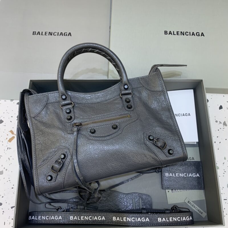 Replica Balenciaga Agneau Dark Grey - high-accuracy replica luxury purse