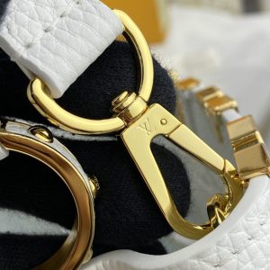 Replica Loius Vuitton Capucines White - authentic-look luxury purse replica
