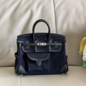 Replica Hermes Birkin Royal Blue Cargo - top-tier luxury replica shoulder bag