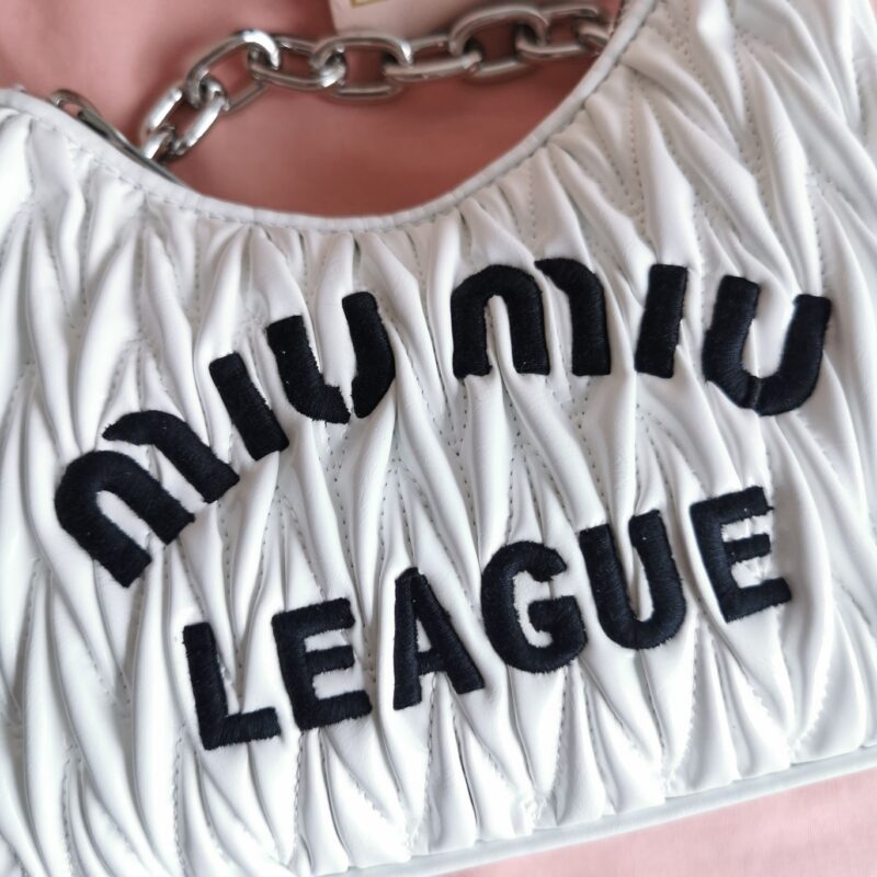 Replica Miu Miu Matelassé League White - best-selling designer handbag dupe