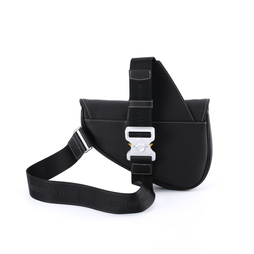 Replica Dior Saddle Bag Black Calfskin - near-authentic luxury replica handbag