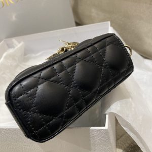 Replica Dior Lady D-Joy Large Bag Black - realistic designer-inspired fake bag
