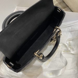 Replica Dior Lady D-Joy Large Bag Black - top-rated replica designer bag
