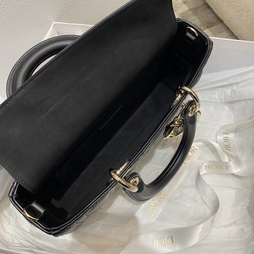 Replica Dior Lady D-Joy Large Bag Black - top-rated replica designer bag