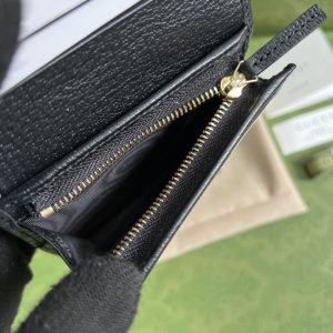 Replica Gucci Horsebit 1955 Wallet Black - high-accuracy replica luxury purse