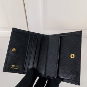 Replica Prada Saffiano Two Fold Wallet - high-quality designer bag clone