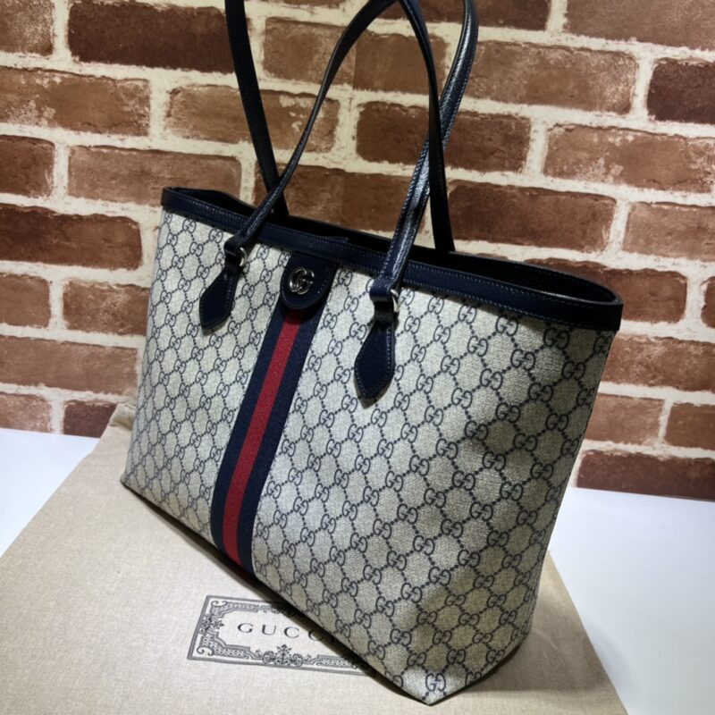 Replica Gucci Ophidia Medium Tote Black - authentic-look luxury purse replica