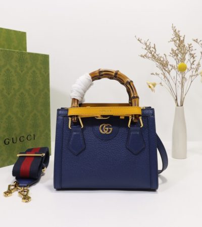 Replica Gucci Diana Small Tote Blue - top-tier luxury replica shoulder bag