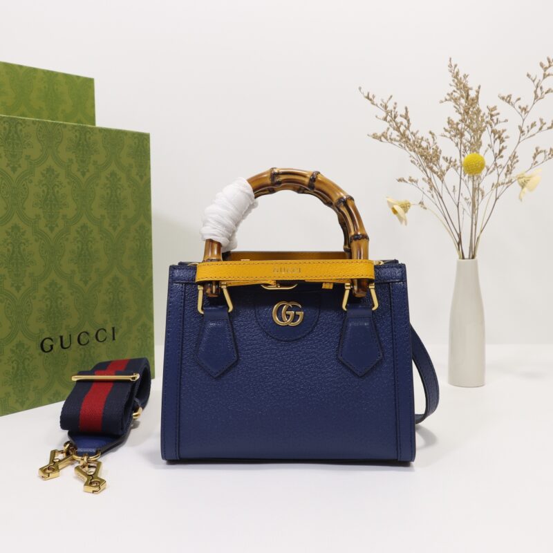 Replica Gucci Diana Small Tote Blue - top-tier luxury replica shoulder bag