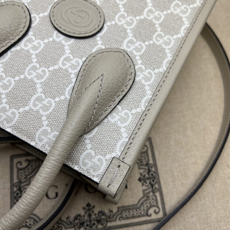 Replica Gucci Ophidia Mini Tote Bag White - top-tier luxury replica shoulder bag