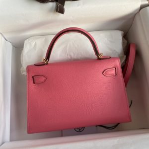 Replica Hermes Kelly Epsom Lipstick - realistic designer-inspired fake bag