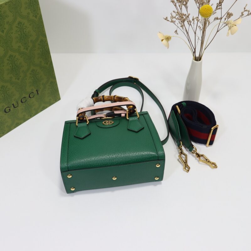 Replica Gucci Diana Small Tote Green - high-quality designer bag clone