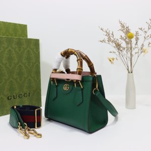Replica Gucci Diana Small Tote Green - near-authentic luxury replica handbag