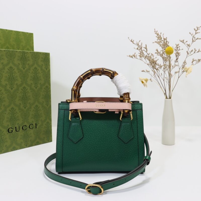 Replica Gucci Diana Small Tote Green - authentic-look luxury purse replica