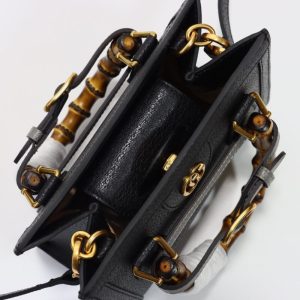 Replica Gucci Diana Small Tote Black - 1:1 designer replica handbag