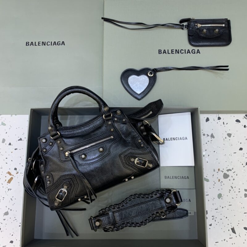 Replica Balenciaga Le City Black - 1:1 designer replica handbag