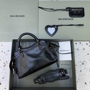 Replica Balenciaga Le City Black - best quality luxury bag dupe