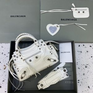 Replica Balenciaga Le City White - premium 1:1 fake handbag model