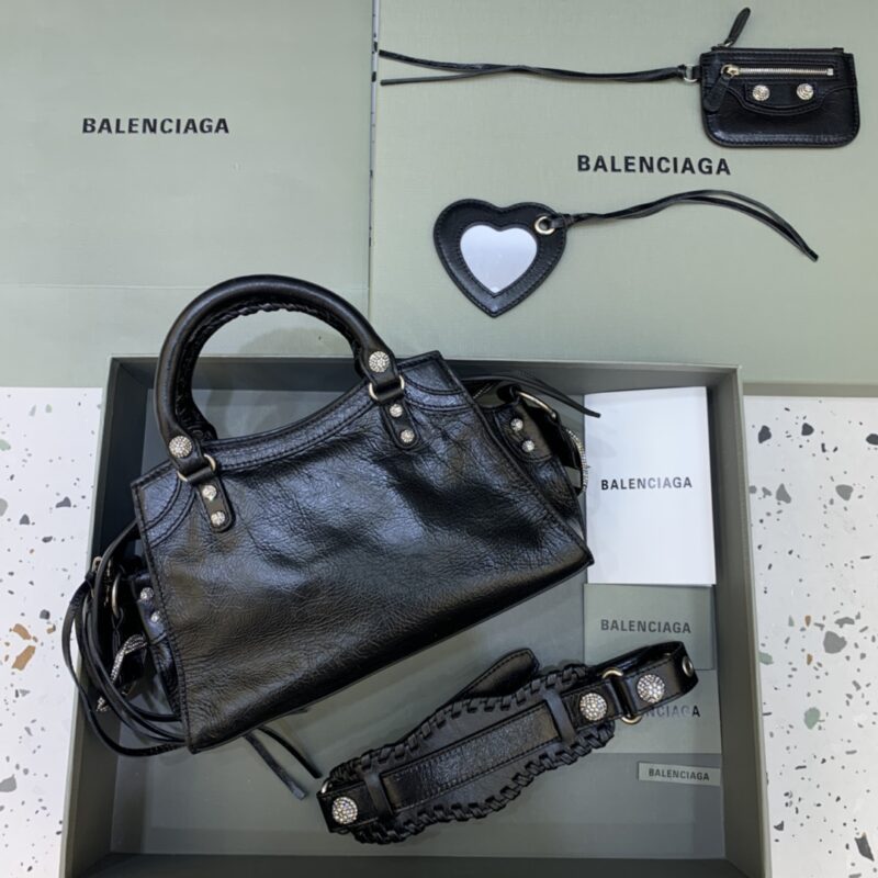 Replica Balenciaga Le City Black Diamond - near-authentic luxury replica handbag