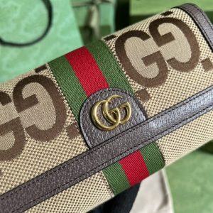 Replica Gucci Ophida Jumbo Long Wallet - premium 1:1 fake handbag model