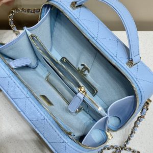 Replica CHANEL 22 Camera Bag Blue - 1:1 designer replica handbag
