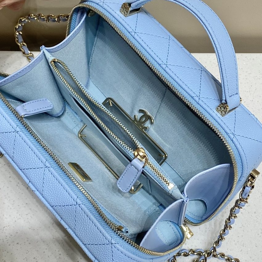 Replica CHANEL 22 Camera Bag Blue - 1:1 designer replica handbag