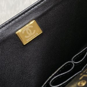 Replica CHANEL Classic Flap 25cm V Black - best quality luxury bag dupe