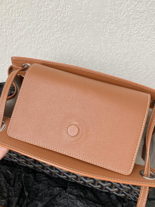 Replica Goyard Rouette Souple Brown - best quality luxury bag dupe