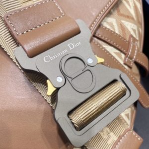Replica Dior Saddle Bag Brown Triangle - high-quality designer bag clone
