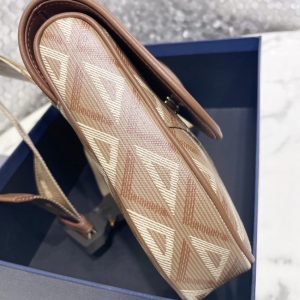 Replica Dior Saddle Bag Brown Triangle - best-selling designer handbag dupe