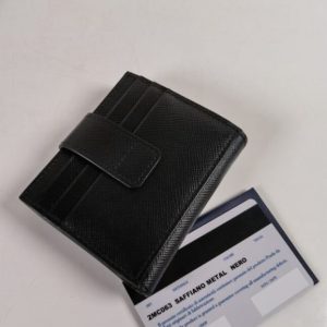 Replica Prada Saffiano Two Fold Compact Wallet - premium-grade designer purse dupe