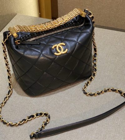 Replica CHANEL 22s Hobo Rhinestone - premium 1:1 fake handbag model