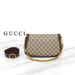 Replica Gucci Blondie Canvas Brown - top-tier luxury replica shoulder bag