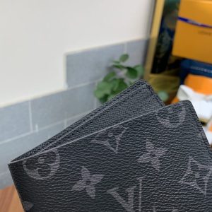 Replica Louis Vuitton Slender Wallet Black - high-end fake designer purse