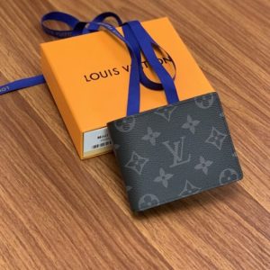 Replica Louis Vuitton Slender Wallet Black - elite superclone designer purse