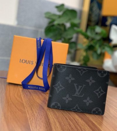 Replica Louis Vuitton Slender Wallet Black - premium 1:1 fake handbag model