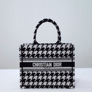 Replica Dior Tote Book Houndstooth - 1:1 designer replica handbag