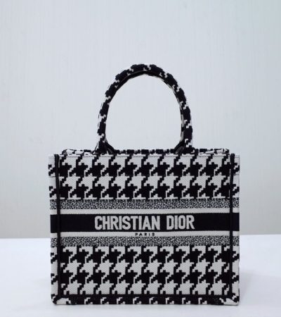 Replica Dior Tote Book Houndstooth - 1:1 designer replica handbag