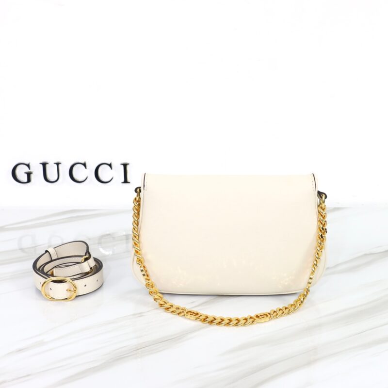 Replica Gucci Blondie Leather White - top-tier luxury replica shoulder bag