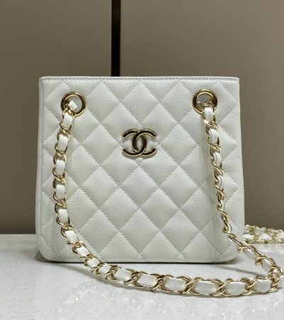 Replica CHANEL 22S Hubo Bag White - high-accuracy replica luxury purse