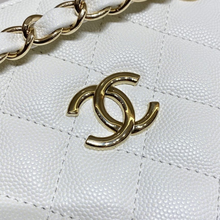 Replica CHANEL 22S Hubo Bag White - 1:1 designer replica handbag